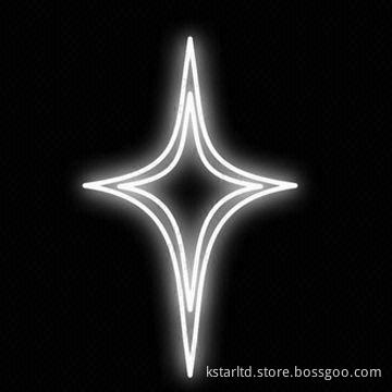 LED star motif, made with strong iron frame and LED rope light/strings,for outdoor ,high quality